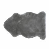 Windward genuine sheepskin rug in grey 60x95cm - British product