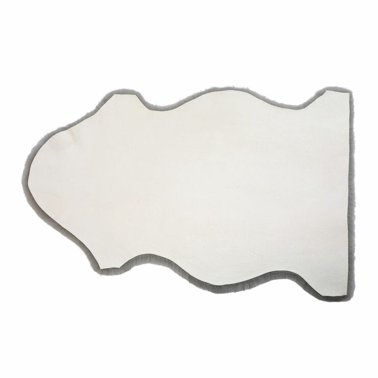 Windward genuine sheepskin rug in grey 60x95cm - British product