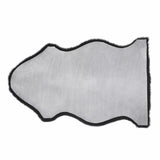 Windward sheepskin rug black 60x95 cm, UK version
