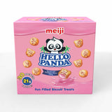 Costco UK Hello Panda Strawberry Filled Biscuits Snack Multipack 30 x 21g- Buy online at McGrocer