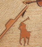 Polo Ralph Lauren large raffia Big Pony tote bag, UK version