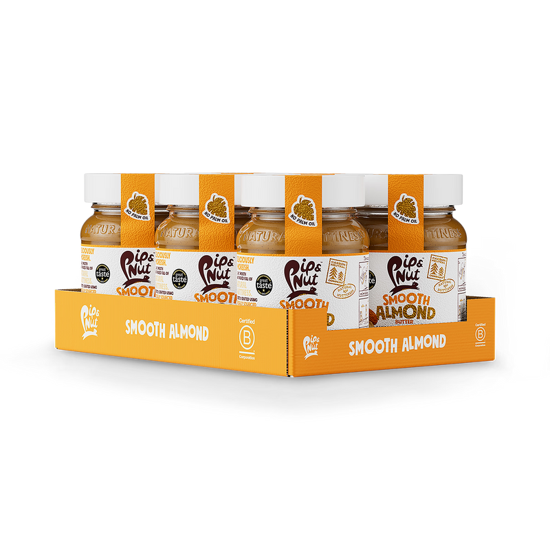 Pip & Nut smooth almond butter 6x170g multipack (British brand)