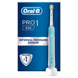 Oral-B Pro 600 rechargeable electric toothbrush blue, UK version