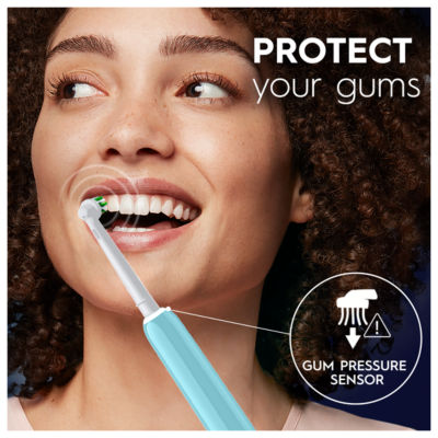 Oral-B Pro 600 rechargeable electric toothbrush blue, UK version