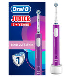 Oral-B Junior 6+ purple rechargeable electric toothbrush, UK version