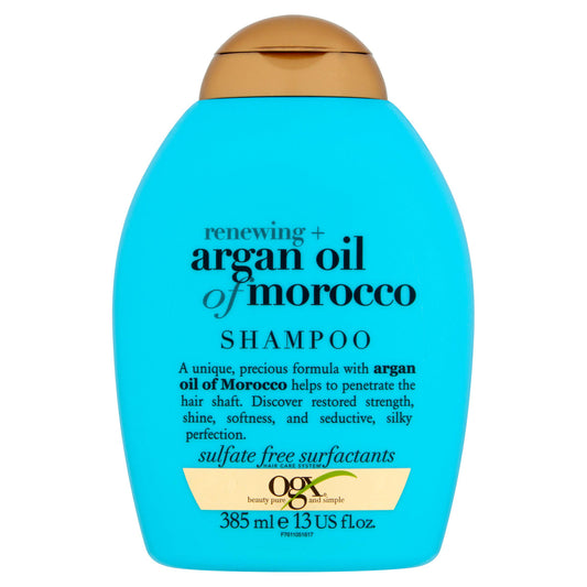 Ogx Renew Argan Oil Of Morocco Shampoo 385ml shampoo & conditioners Sainsburys   