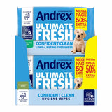 Andrex odour control moist toilet wipes, 10 x 56 pack - British product