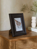 Black Rattan Effect Photo Frame