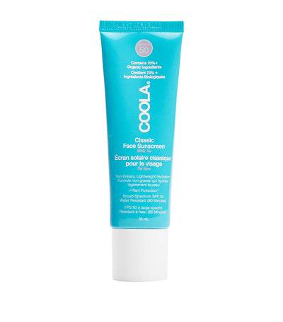 Harrods COOLA Classic Face Sunscreen SPF 50 White Tea Sunscreen 50ml- Buy online at McGrocer