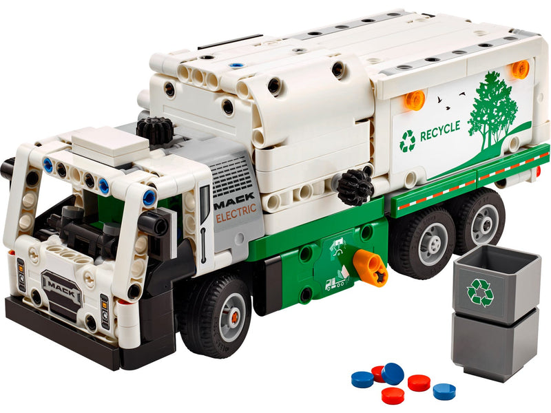 LEGO Technic Mack LR Electric Garbage Truck 503 pieces, imported from the UK