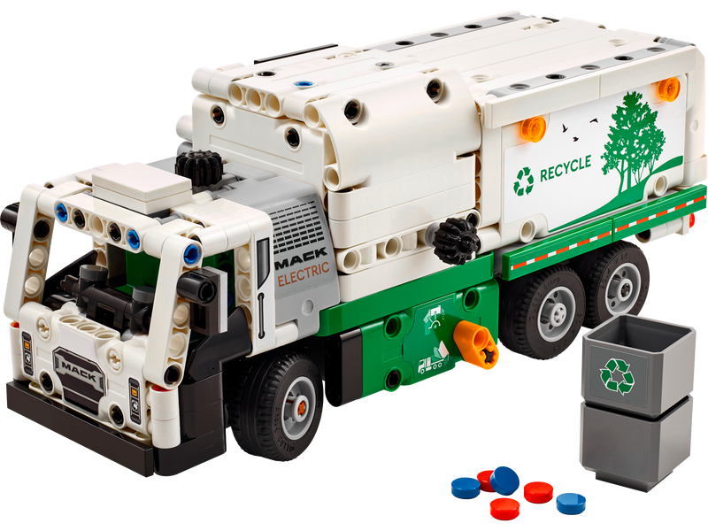LEGO Technic Mack LR Electric Garbage Truck 503 pieces, imported from the UK