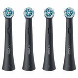 Oral-B iO Ultimate Clean black brush heads 4 pack, imported from the UK