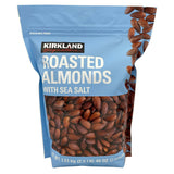Costco UK Kirkland Signature Oil Roasted Almonds with Sea Salt, 1.13kg- Buy online at McGrocer
