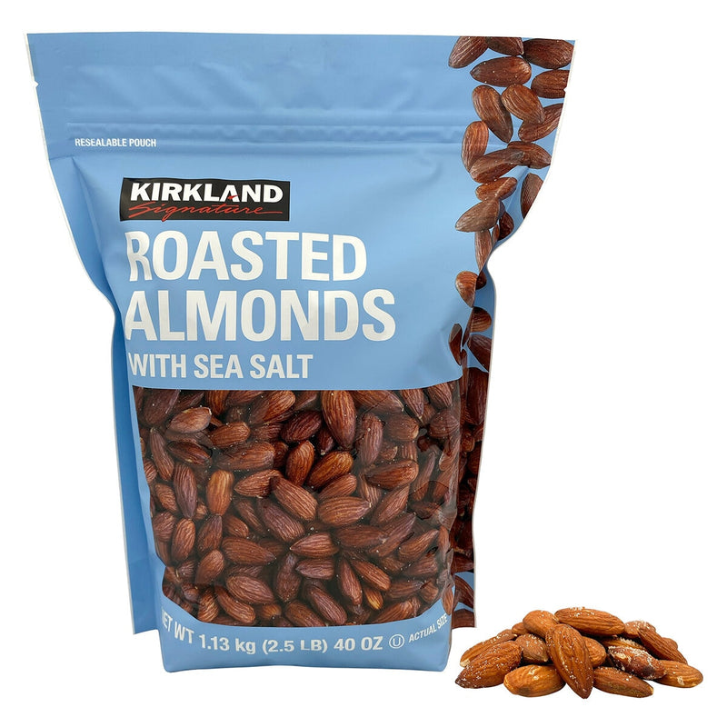 Kirkland Signature oil roasted almonds with sea salt 1.13kg - British product