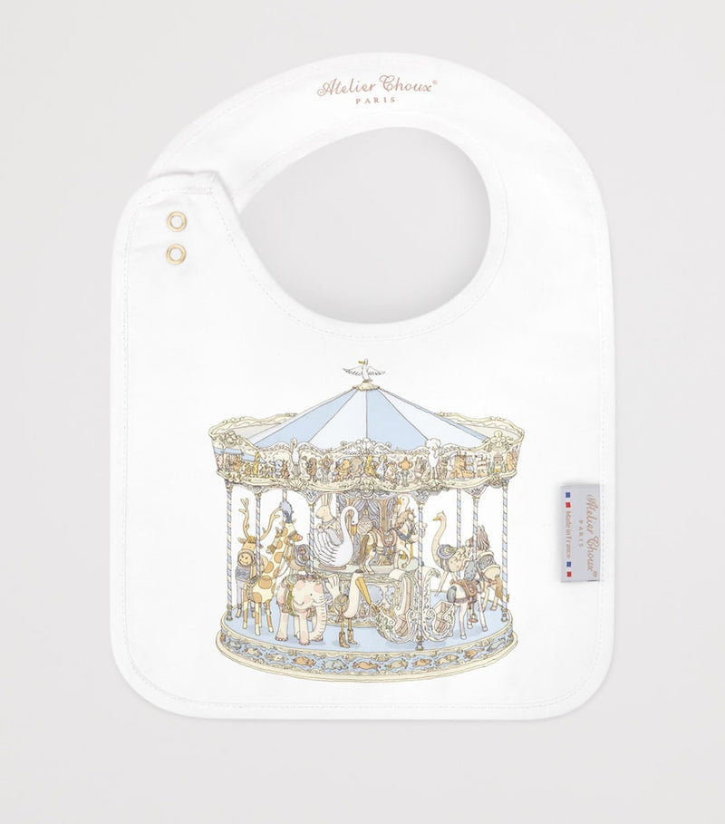 Atelier Choux bib carousel print, UK version