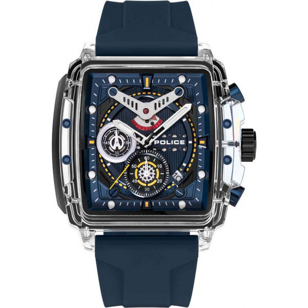 Police blue men's clout watch UK version