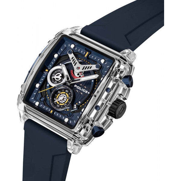 Police blue men's clout watch UK version