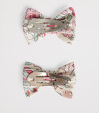 Bonpoint floral bow hair clips set of 2, UK version