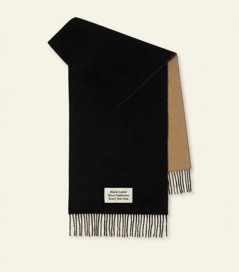 Burberry reversible cashmere EKD scarf (British brand)