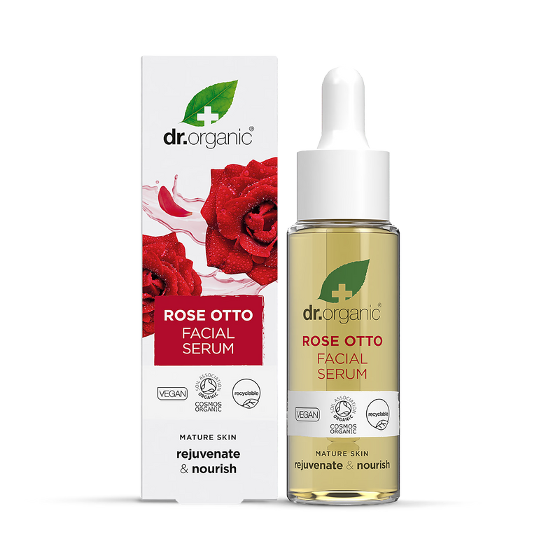 Dr Organic Rose Otto Facial Serum 30ml - British product