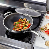 Costco UK Henckels Paradigm Stainless Steel Ceramic Wok 30cm- Buy online at McGrocer