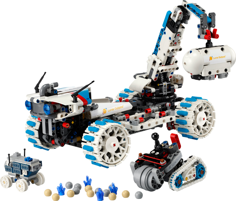 LEGO Lunar Outpost Moon Rover Space Vehicle 1082 Pieces , UK version