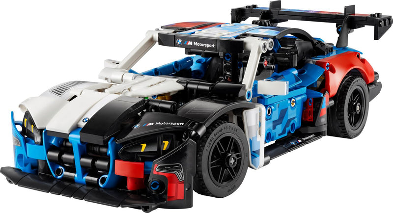 LEGO Technic BMW M4 GT3 EVO race car model kit, imported from the UK