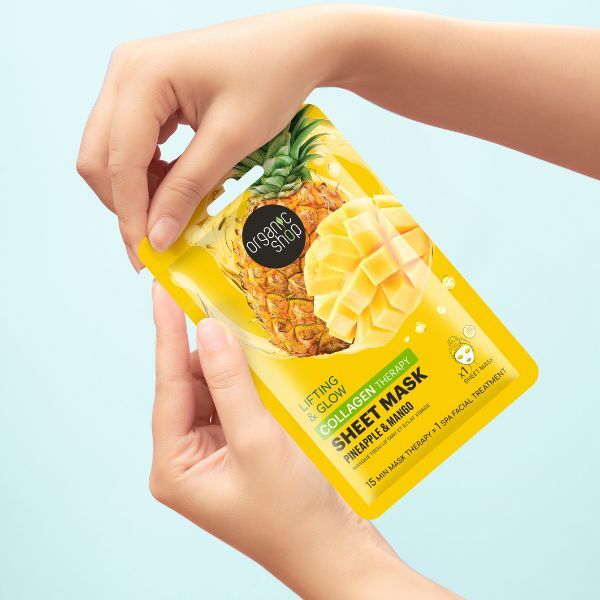 Organic Shop Collagen Sheet Mask 1 pc , imported from the UK