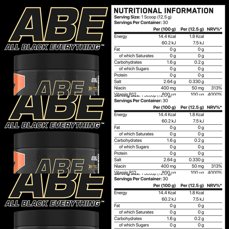 Applied Nutrition Pre-Workout Powder Tropical 375g - British product
