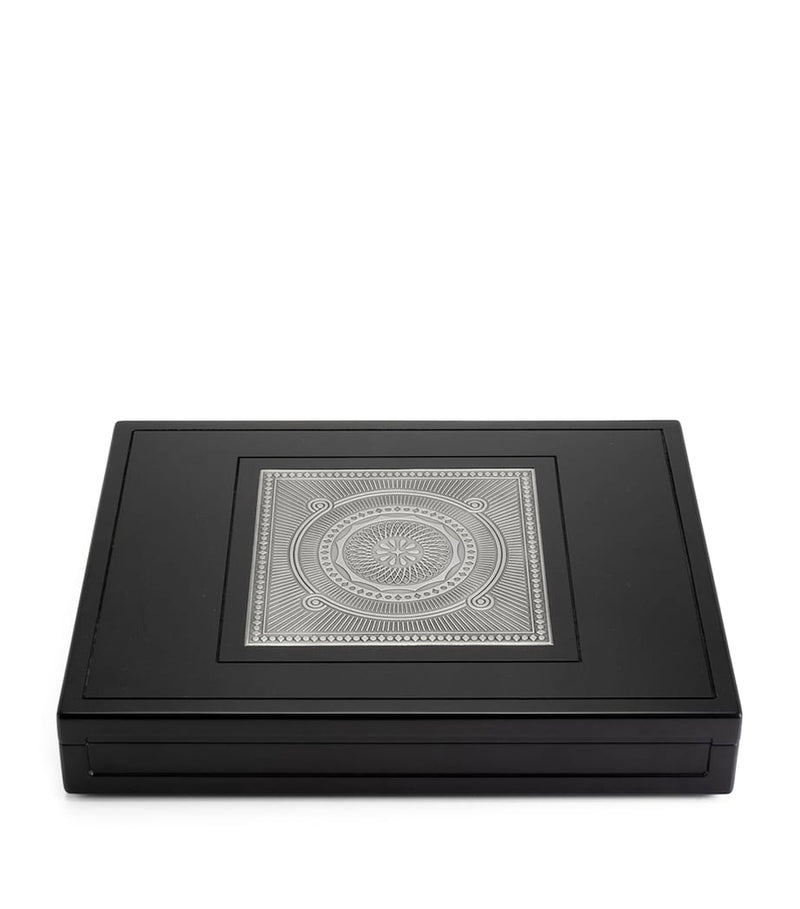 Royal Selangor Ace poker set with pewter chips and case, UK version