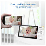 VTech RM5755 5-inch HD baby monitor - British product