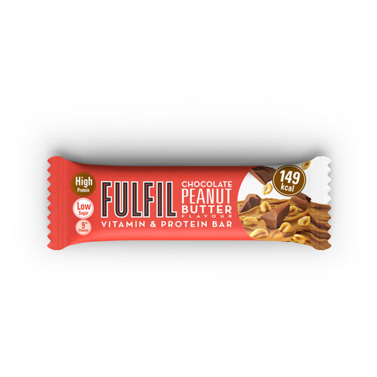 Fulfil Peanut Butter Chocolate Flavour Vitamin & Protein Bar 40g GOODS Sainsburys   
