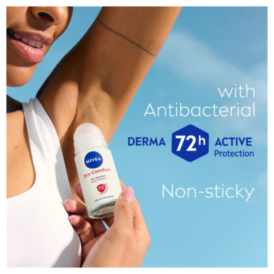 Nivea 72h Dry Comfort anti-perspirant roll-on 50ml (British brand)
