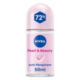 Nivea Pearl & Beauty anti-perspirant roll-on 50ml, imported from the UK