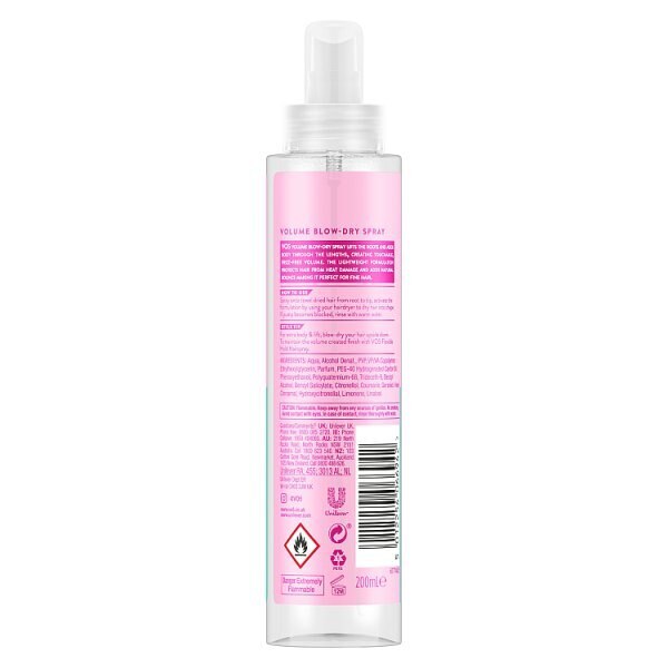 VO5 Volume Blow-Dry Hairspray 200ml GOODS Superdrug