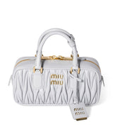 Harrods Miu Miu Nappa Leather Matelassé Arcadie Top-Handle Bag- Buy online at McGrocer