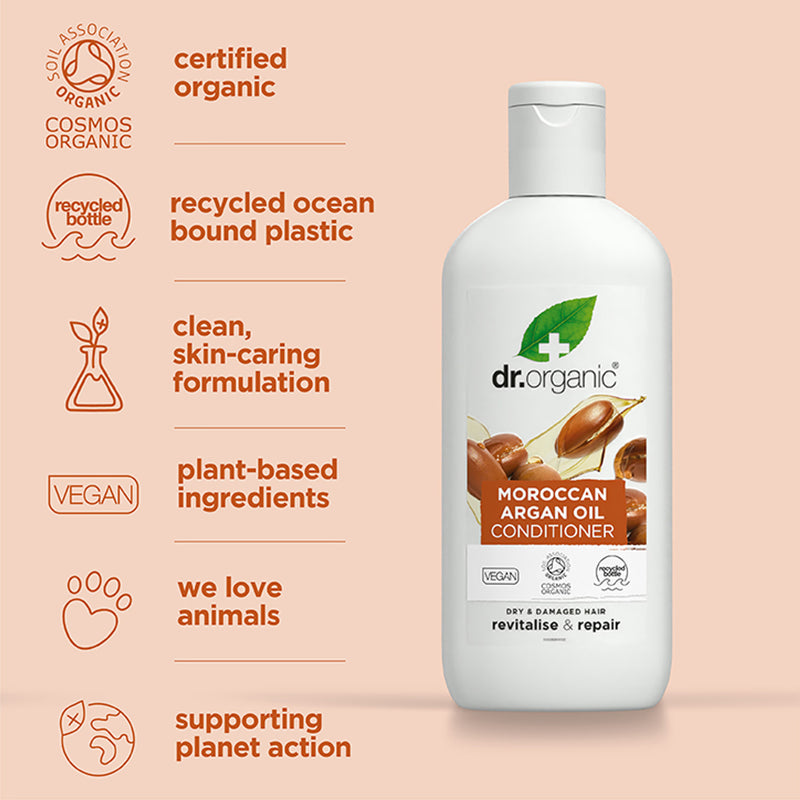 Dr Organic Moroccan Argan Oil Conditioner 265ml - British product