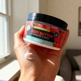 COSMEPICK Strawberry & Basil body butter 3x250ml, UK version