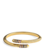 Harrods Emily P. Wheeler Yellow Gold and Sapphire Tubogas Bracelet- Buy online at McGrocer