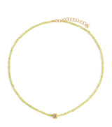 Harrods Suzanne Kalan Yellow Gold, Diamond and Chrysoberyl Infinite Beaded Necklace (38cm-42cm)- Buy online at McGrocer