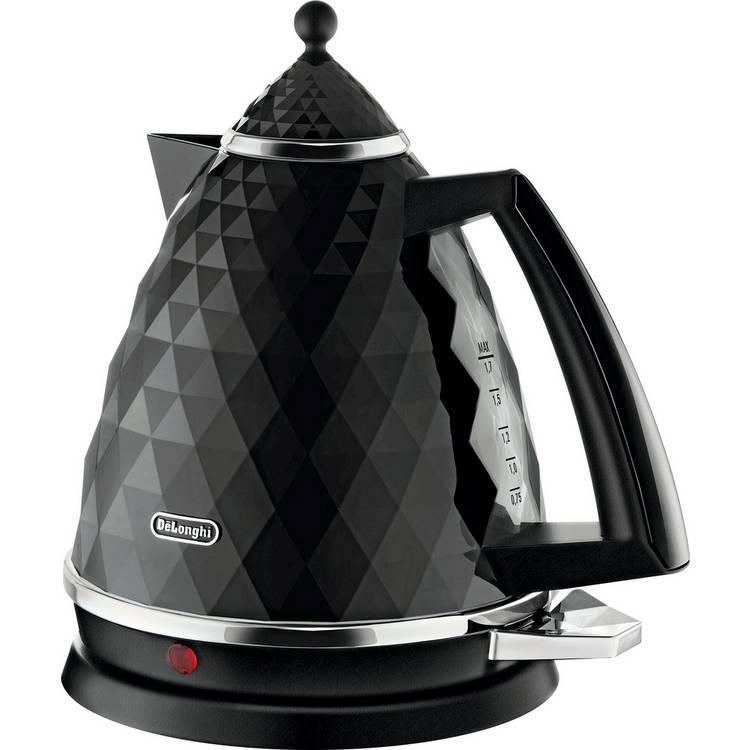 De'Longhi Brillante kettle black 1.7L, imported from the UK