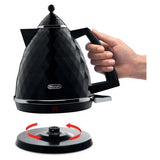 De'Longhi Brillante kettle black 1.7L, imported from the UK