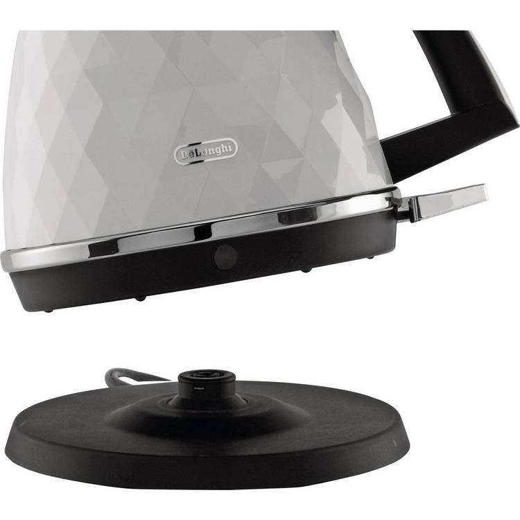 De'Longhi Brillante kettle white 1.7L, UK version