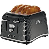 De'Longhi 4 slice toaster black, imported from the UK