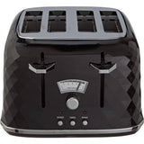De'Longhi 4 slice toaster black, imported from the UK