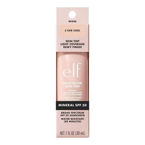 e.l.f. Halo Glow Skin Tint Foundation 3 Fair Cool - British product