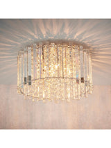 Next Gallery Home Silver Kimbie Flush Ceiling Light- Buy online at McGrocer