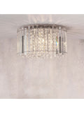 Gallery Home silver kimbie flush ceiling light, UK version