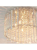 Gallery Home silver kimbie flush ceiling light, UK version