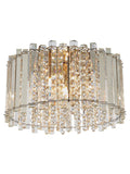Gallery Home silver kimbie flush ceiling light, UK version
